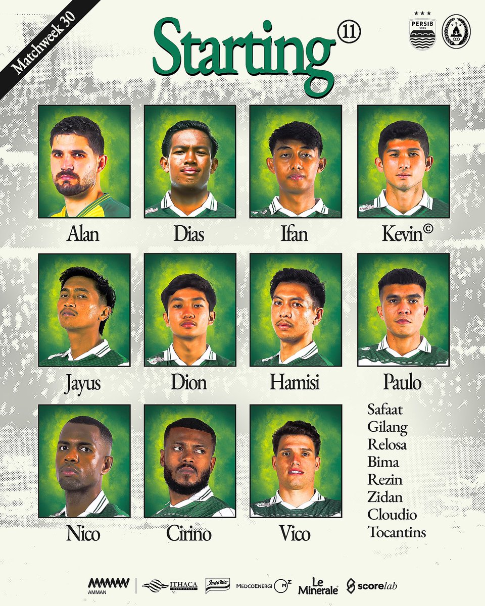 Pasukan Laskar Sembada untuk laga kontra Maung Bandung! 🦅

#PSS #COSE #PERSIBVsPSS #PSSday