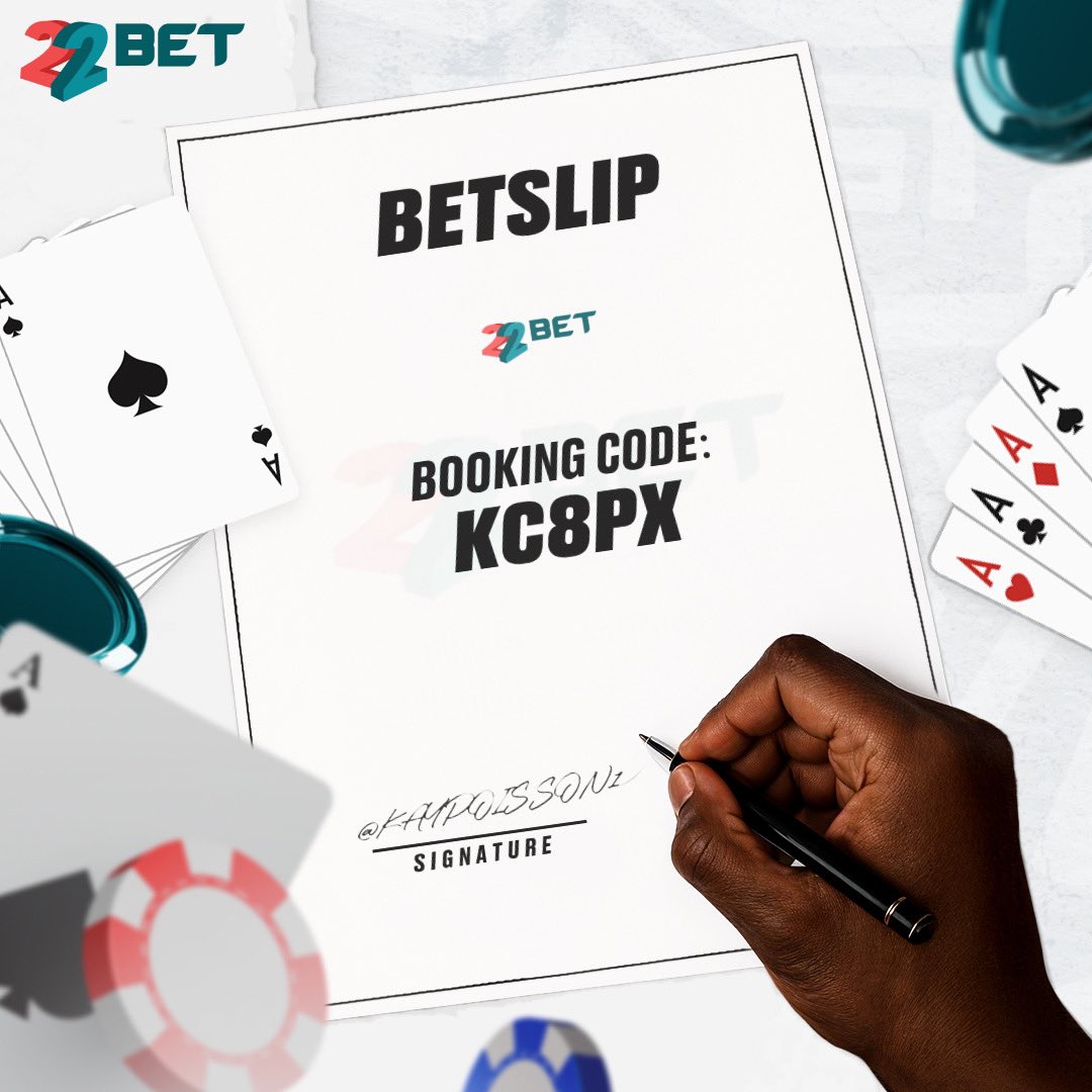 WEEKEND TIPS

The booking code from <a href="/Kaypoisson1/">Kay💧</a> is 🔥🔥🔥
 Will you play it safe or roll with the bold?
 Big risks = Big wins. Let’s go all in!

#22BetAlwaysPays