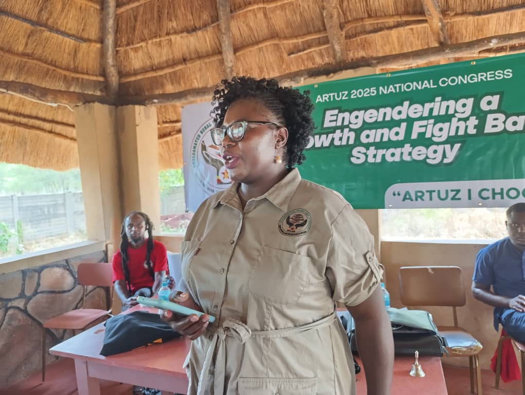 Amalgamated Rural Teachers Union of Zimbabwe,ARTUZ (@artuz_teachers) on Twitter photo At the ongoing #ARTUZCongress2025, ARTUZ Vice President <a href="/ChristineKayum1/">Christine Kayumba</a> delivered a powerful call to action for women: "We need more women upfront in leadership!" ✊🏾 At the ongoing #ARTUZCongress2025, ARTUZ Vice President <a href="/ChristineKayum1/">Christine Kayumba</a> delivered a powerful call to action for women: "We need more women upfront in leadership!" ✊🏾