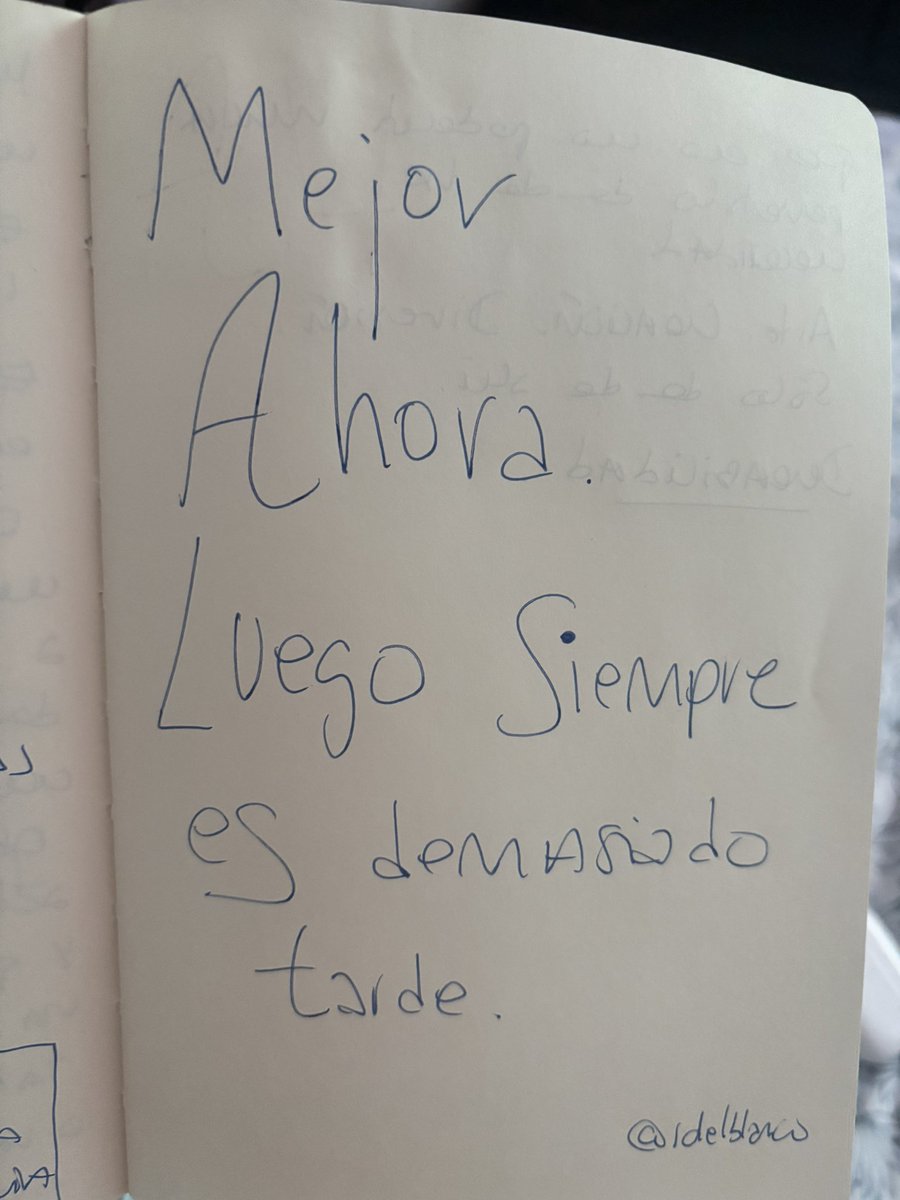Ahora siempre es un buen momento. 

¡Dale!

#mivoz