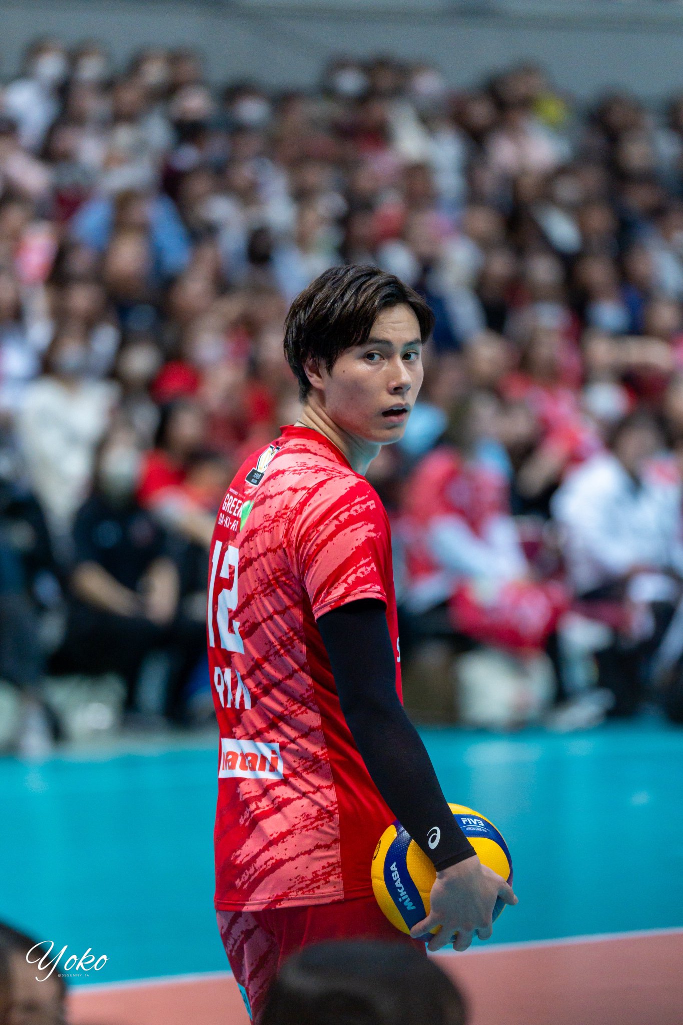 サント ユニキー 髙橋藍 📸✨ サントリーでの藍くん、初めましてでした☺️ #高橋藍 選手