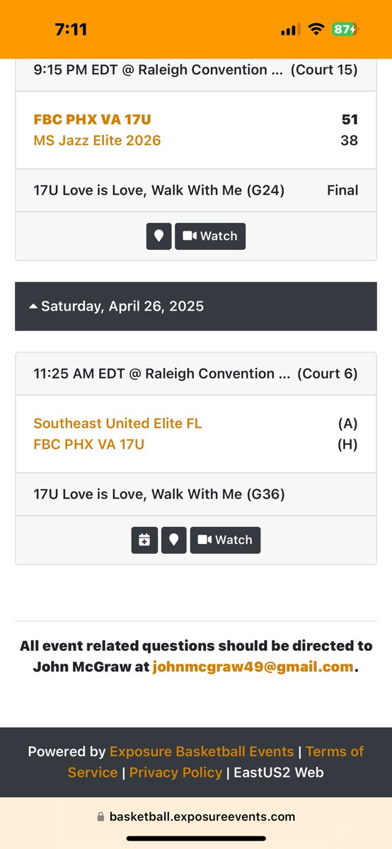 Won the first 2 games, back at it again today!!🏀💪🏽
⏰ - 11:25
📍- Raleigh Convention Center
❗️ - Court 6 
<a href="/JasonNiblett3/">Ja’La Niblett</a> <a href="/LadyPhoenixBas/">Lady Phoenix Basketball</a> <a href="/InsiderExposure/">InsiderExposure</a>