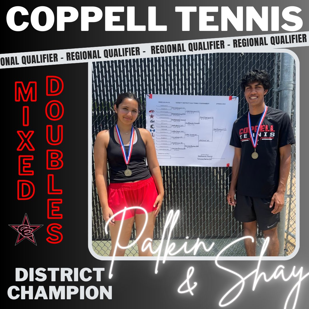 <a href="/Coppellhstennis/">CHS Tennis</a> Congratulations on winning the District Championship!