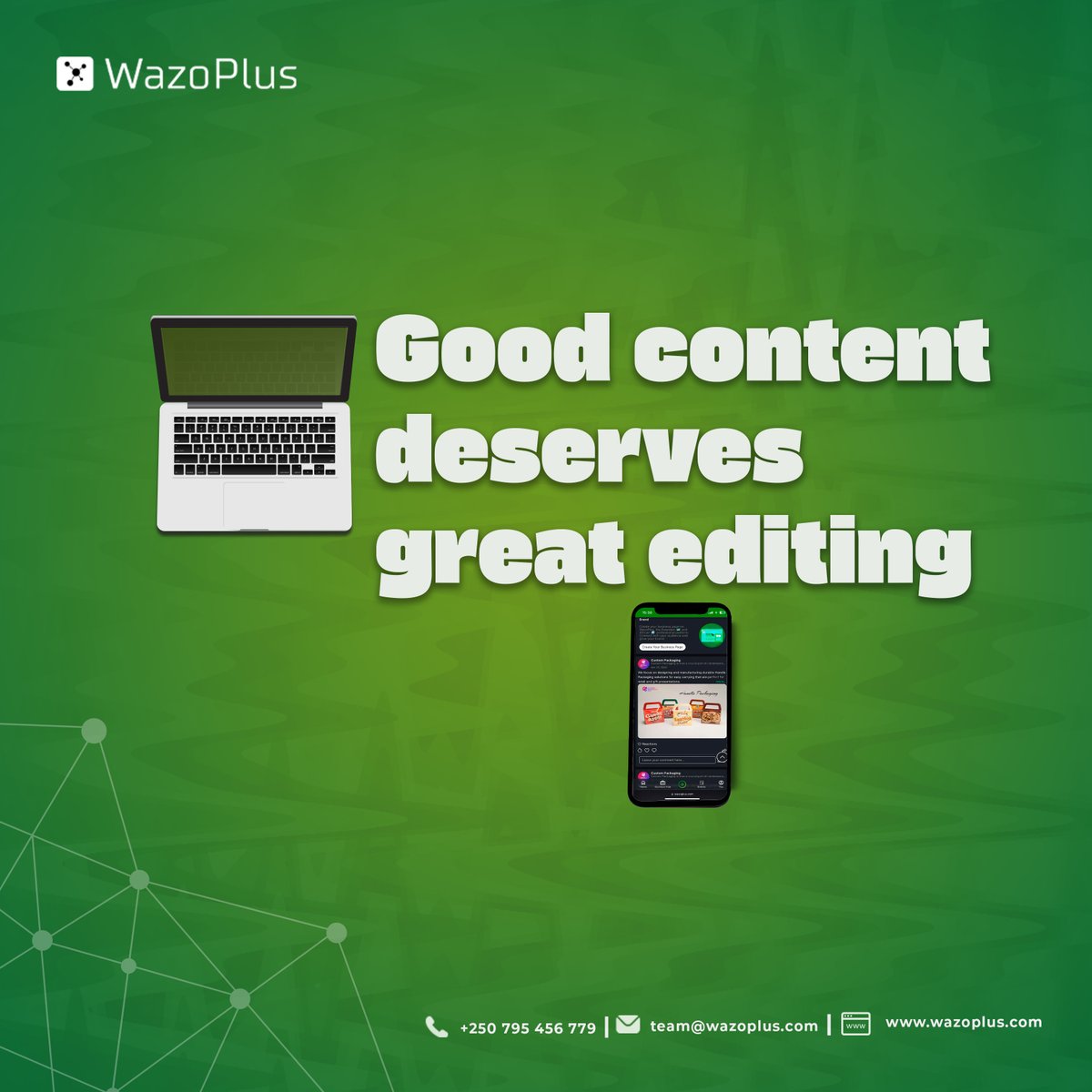 WazoPlus's tweet photo. Your content deserves a clean edit.
Want to write clearly and catch every mistake?
Click the link below to read the top 6 editing tools every writer should know:
Full article here
→ https://t.co/4VQMUDfyfx
#contentmarketing #editingtools #writingtips #WazoPlus https://t.co/zuZ5OvkgMS