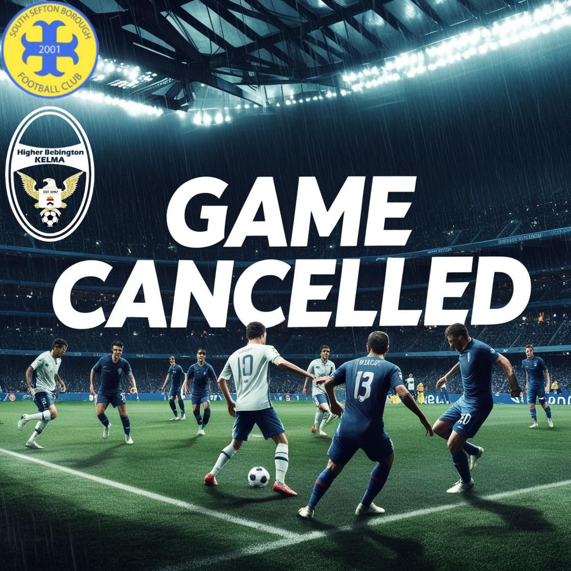 Unfortunately our final game of the season has been cancelled. We’ll post an update with what’s happening regarding it being rearranged or postponed when we have an update.