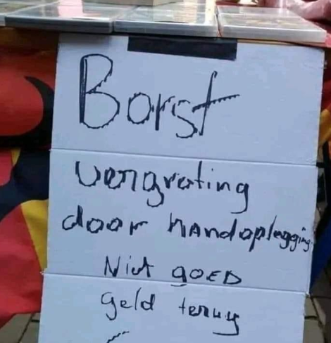 Ik sta op de vrijmarkt vandaag dus ik zal niet veel kunnen tweeten. 

#koningsdag2025