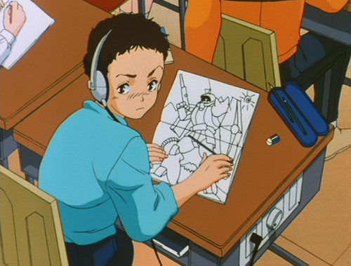 ジークアクスのJKまんま、ってのは 目に見て分かるフックなんだよ!だから見てる側「あ、そっちで行くんだね!OK」っていう姿勢で臨まないとね。それが良いと思うよ!
ガンダムポケ戦の小学校も大概だし、雰囲気として1980年くらいの日本の学校だろう。ただキャラの人種をある程度散らしているか 