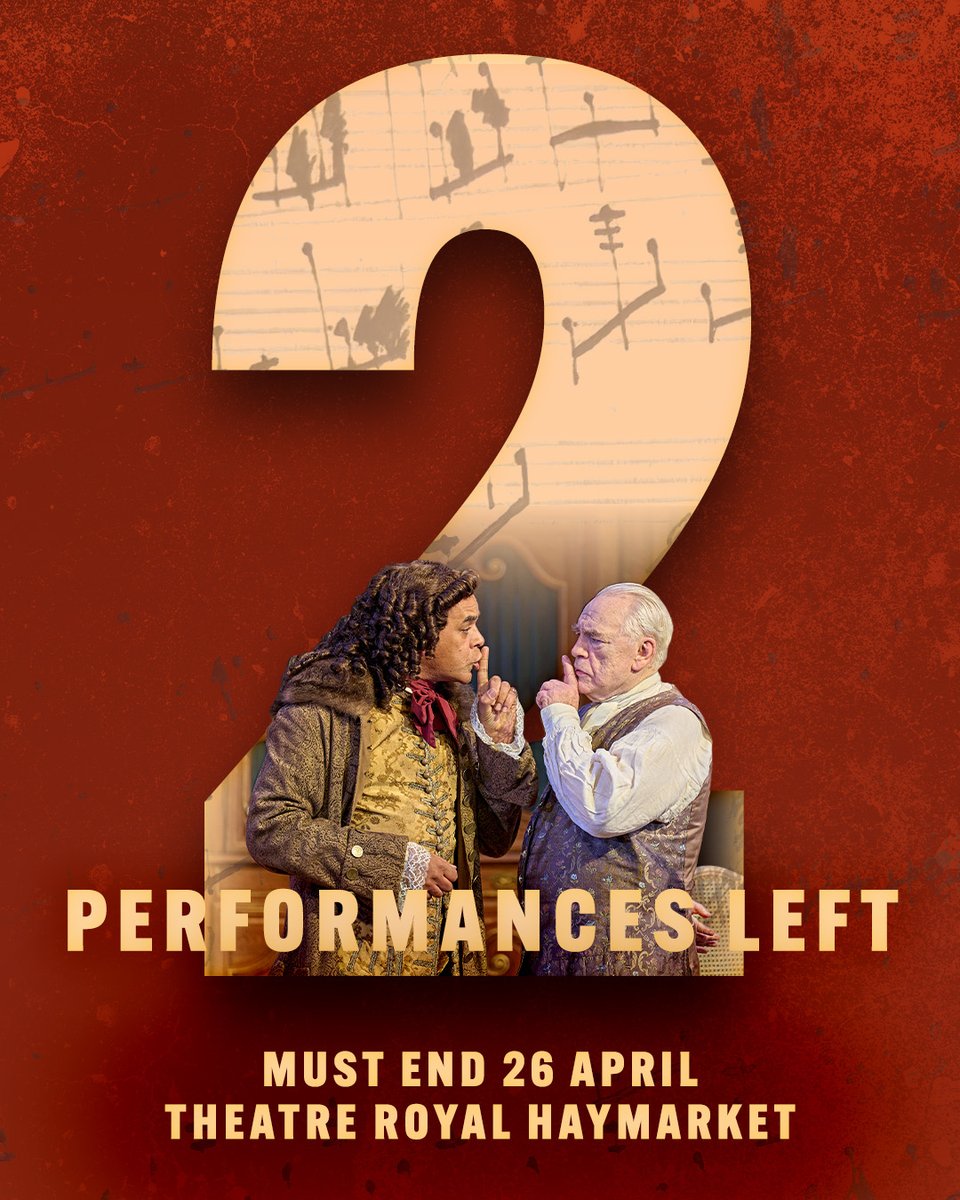 Only 2 performances left of #TheScoreWestEnd 🎼
