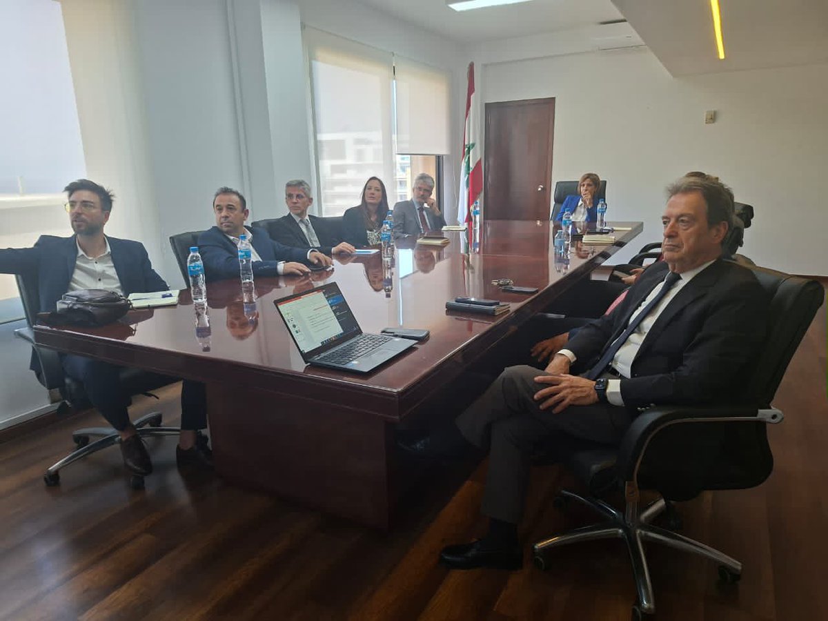 The Ministry of Environment <a href="/tamara_elzein/">Tamara ELZEIN 🇱🇧</a> welcomed the #ARADINA consortium (<a href="/CIHEAMIAMM/">CIHEAM Montpellier</a> ,<a href="/FairTradeLeb/">Fair Trade Lebanon</a> , and <a href="/ACF_France/">ActionContreLaFaim</a> ) along with the project’s funding agency, <a href="/AFD_France/">Agence Française de #Développement (AFD) 🇫🇷 🇪🇺</a> , to discuss the initiative and coordinate efforts to strengthen its environmental impact.
1/3