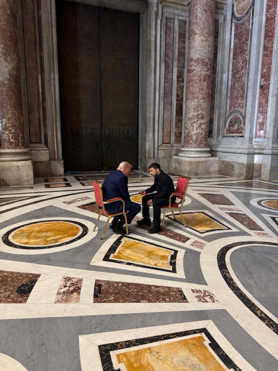 When people ask how legitimate is the influence of the Papacy on Geopolitical Issues…

Point to this photo, taken inside St Peter’s Basilica.