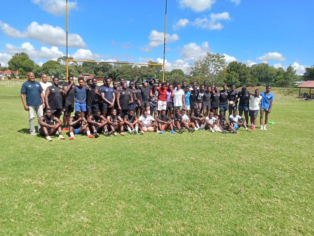 OfficialKRU's tweet photo. #Chipu poses for a photo after holding a CSR session with the Heritage School today. 

Tomorrow they face Zimbabwe U20 tomorrow at 4:00pm EAT in the final 2025 #BarthesU20Trophy 
Tournament. https://t.co/dDOPZbeHIu