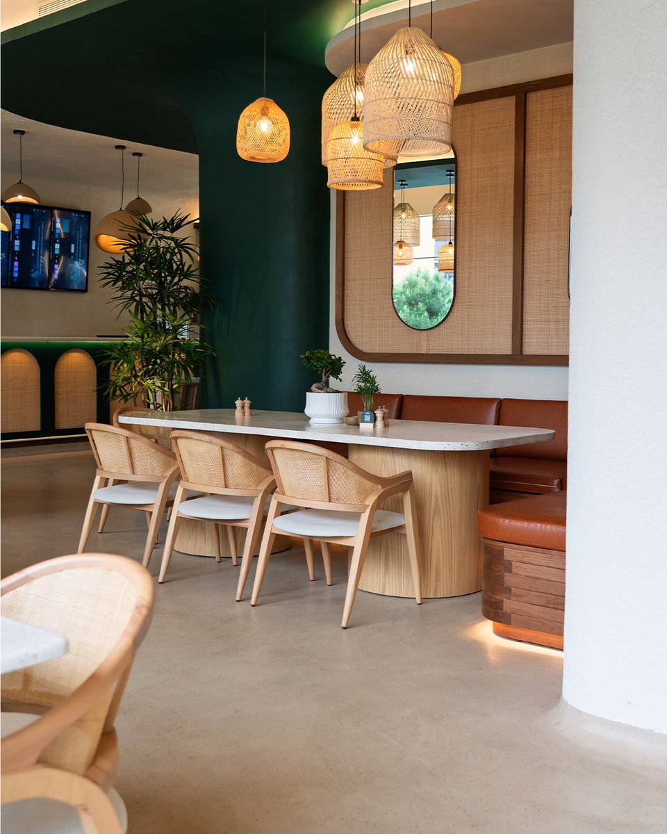 Colortekpaints's tweet photo. L'Avo - Beirut showcases Colortek's transformative finishes: subtly textured Neocement on walls and floors creates unique character, while intricate 3D Roche ceiling designs offer stunning visual impact.

#colortek #colortekpaints https://t.co/6g20q11PKp