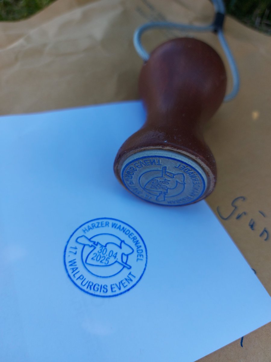#wennderpostmannklingelt
Danke für den #Sonderstempel der #HarzerWandernadel für die Müllsammelaktion der Geocacher am 30.04. zu Walpurgis 😉

Mehr unter: 
coord.info/GCB31CR

17.#WalpurgisEvent 
 #Cito #Geocaching #DieWunram #DerGründel 
#tuegutesundsprichdarüber