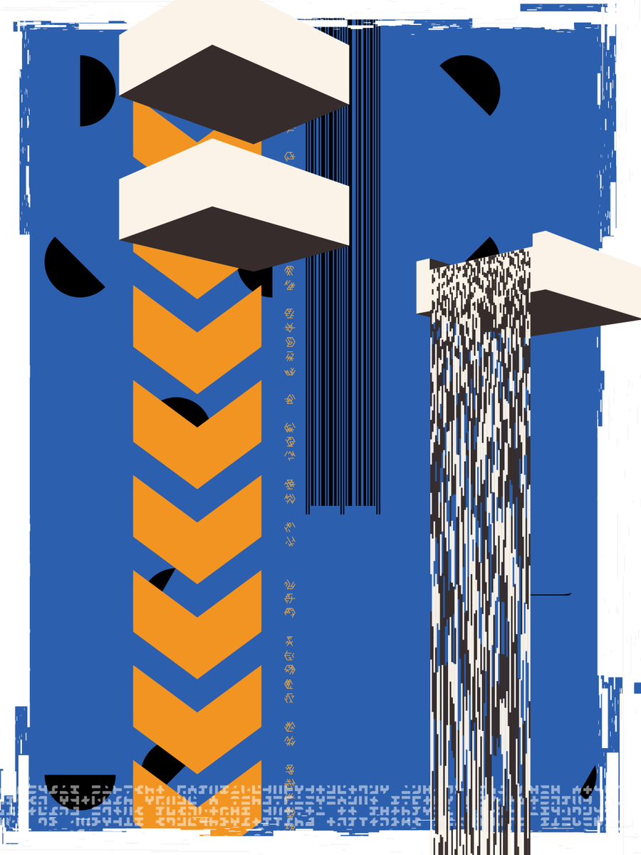 Extremely happy to add FALLiNGWATER #139 from <a href="/revdancatt/">Rev Dan Catt</a> on <a href="/AlbaDotArt/">Alba</a> to my collection.

A series that I've been looking for a long time and, in this case, will certainly find some wall space.