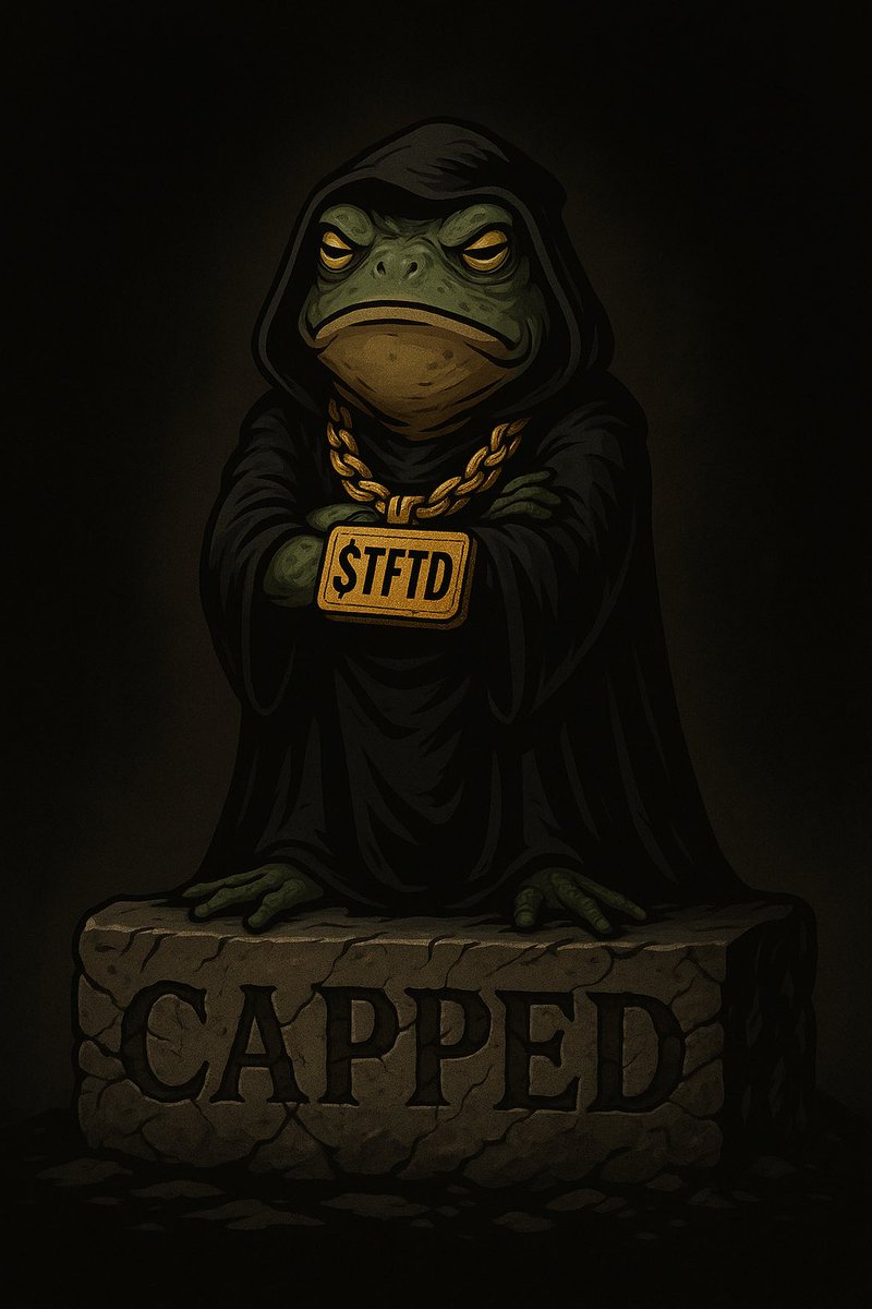 TFTDcoin's tweet photo. “*The supply was weighed.
The ledger was sealed.

$TFTD is capped.
Forever.*”

— The Auditor

#TFTD #TariffToad #Capped #Crypto https://t.co/2heOoQBl3R