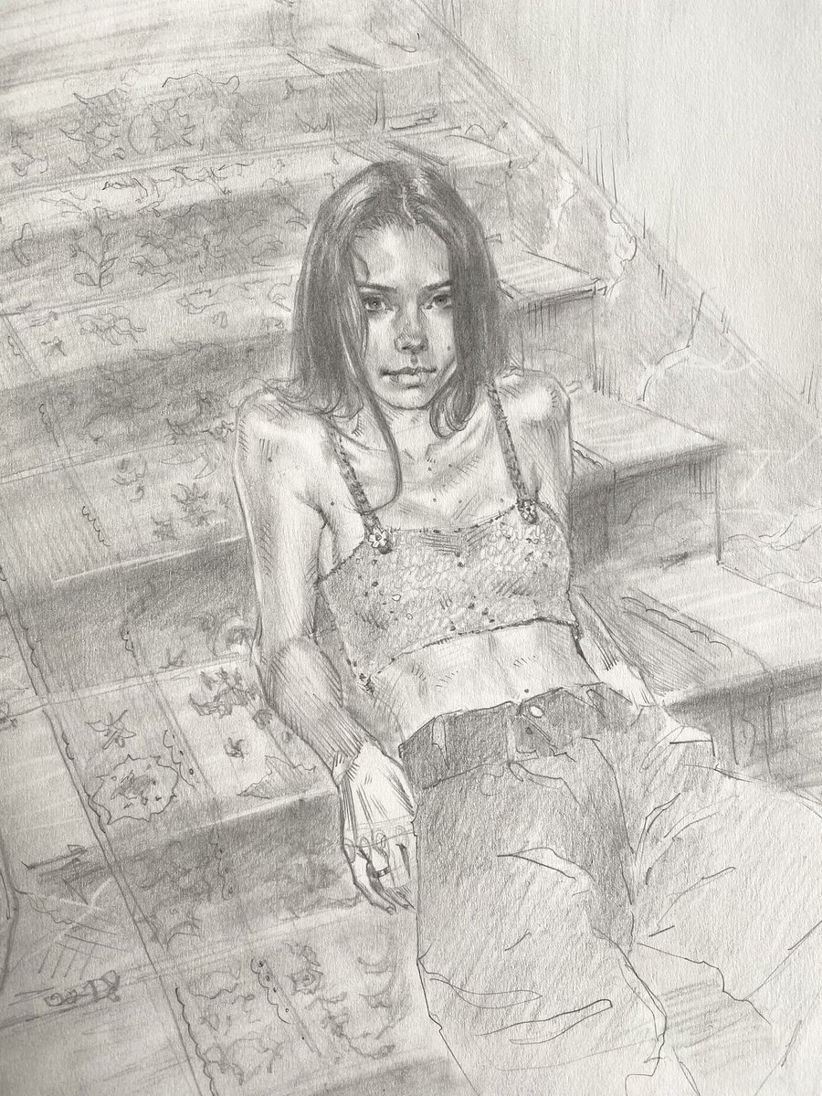 Sketchbook page 7. 3h pencil.