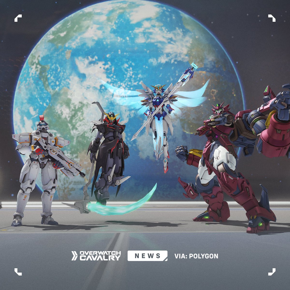 OWCavalry's tweet image. All New #Overwatch2 x Gundam Wing Skins 🤖

⬜️ Tallgeese - Soldier: 76
⬛️ Deathscythe - Reaper
🟦 Wing - Mercy
🟥 Epyon - Ramattra

Which one is your favorite? 💭