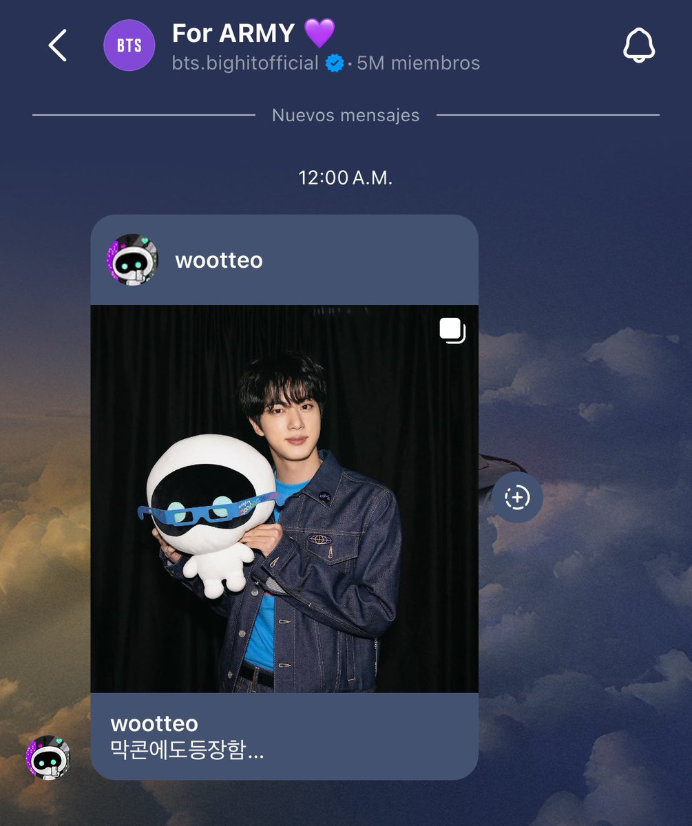 BackTheSoul's tweet photo. 🦋 | Atualização do canal #FORARMY do #BTS no Instagram | #JIN https://t.co/3kZqHoiK4y