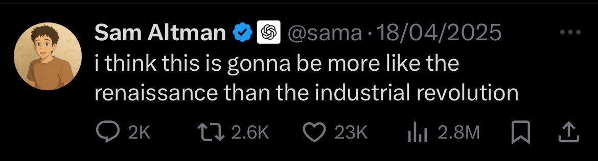 i asked o3 what sam meant when he said, and the results were pretty interesting. 👇