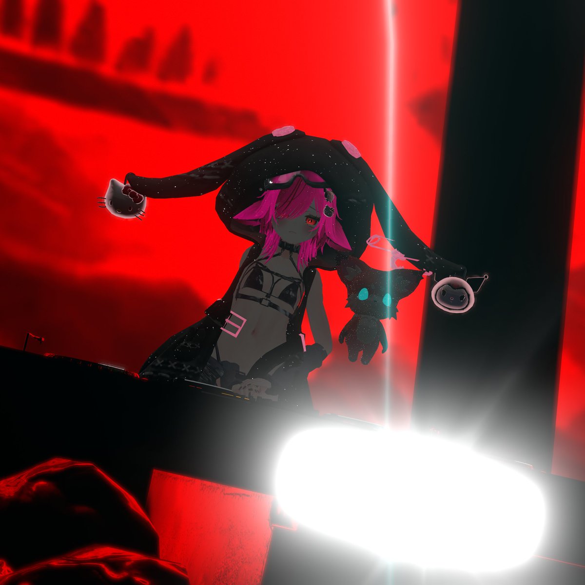 Jixxy_EU's tweet photo. Work? Sleep? Nah. It’s a 7-Day Rave Marathon! 🔥Send Coffee & Glow Sticks!
#VRChat #VRChatPhotography #Ravescene https://t.co/AQzHxYEA1o