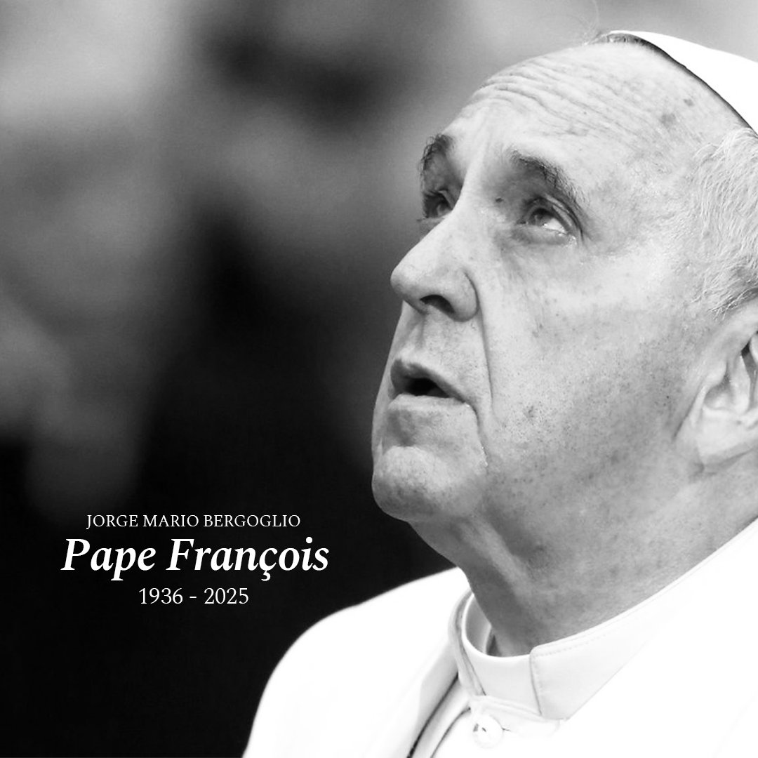 PatrickMignola's tweet image. Athée ou croyant, quelles que soient nos confessions ou nos convictions, nous nous inclinons aujourd&apos;hui respectueusement en mémoire du pape François.

Son message universel, au service des plus démunis et des plus vulnérables, sa volonté de bâtir une Église qui accueille plus…