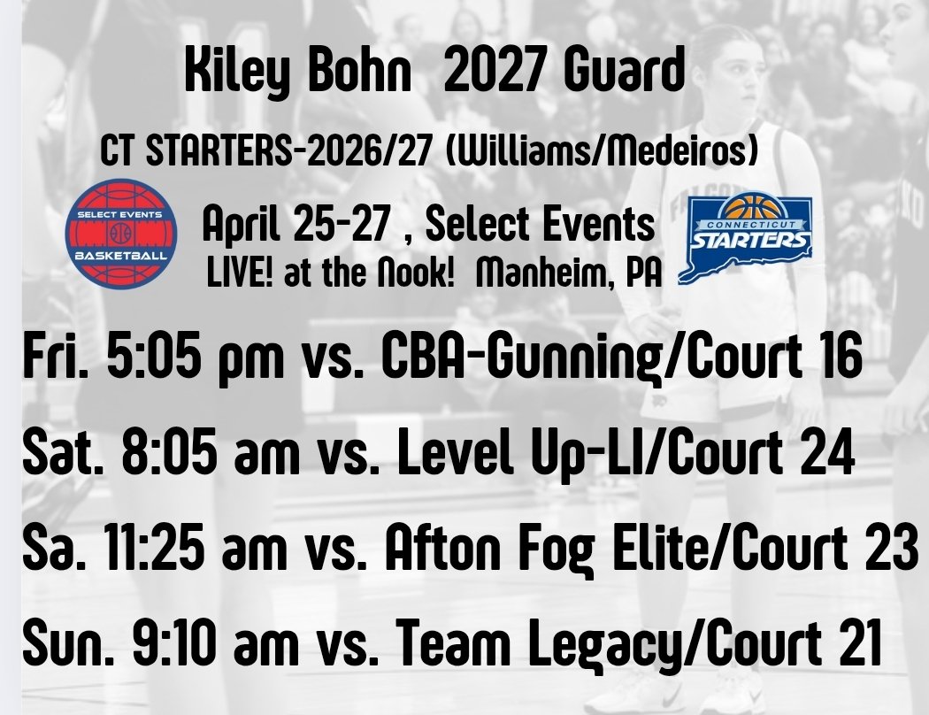 Updated schedule for today, hope to see you at the nook!