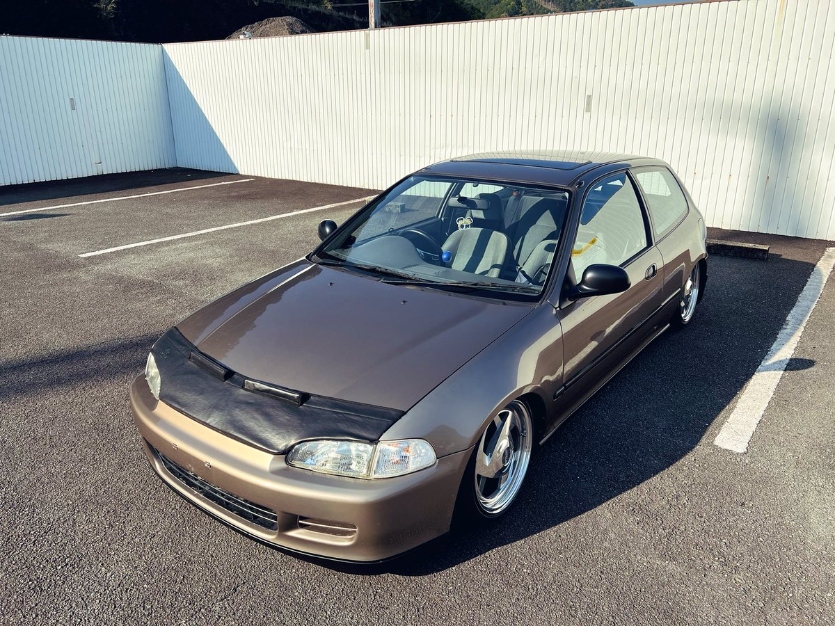 今日はブラつけてブラっと🚗💨
#civic
#シビック
#ノーズブラ