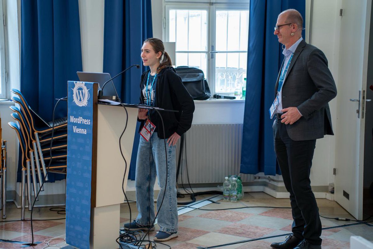 WordPress Vienna tweet media