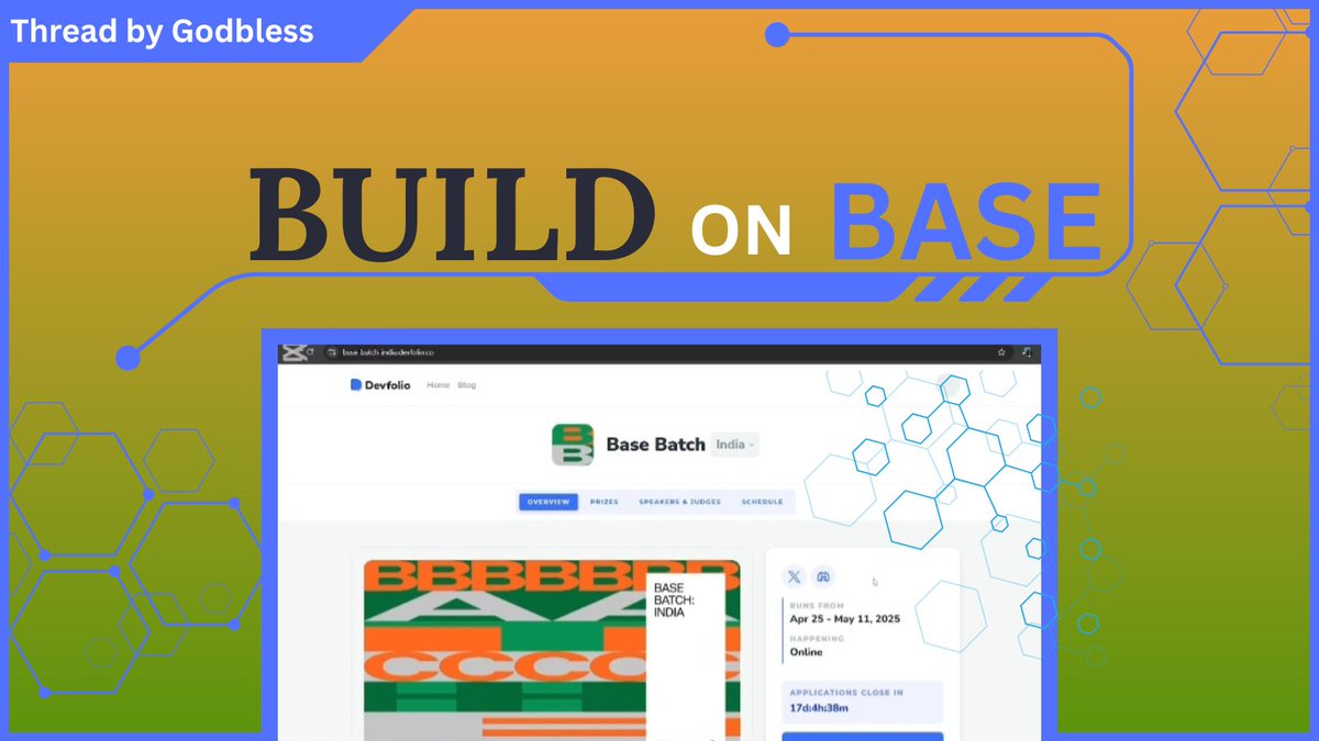 Buildathons are the breeding grounds for billion-dollar ideas.

And <a href="/BasedIndia/">Base India</a> is saying,"No excuses."

With more than $500M in TVL flowing into the base market, now's your chance to tap into great opportunities.

"banāne kā samay hai, My Fren"

Time to build !!

Open 🧵