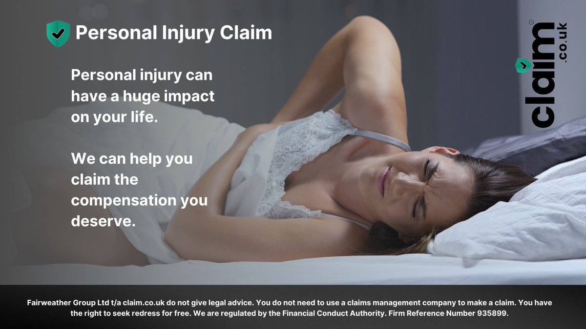 If you have suffered an injury, you could be eligible to claim compensation.⁠
⁠
Talk to our panel of experts today to find out more.⁠
⁠
⁠

Fairweather Group Ltd t/a claim.co.uk do not give legal advice.

You do not need to use a claims management company to make