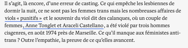 Cette journée de la visibilité lesbienne est l'occasion de recommander la chronique de ma collègue Barbara Krief ainsi que son opus d'hier (la chasse aux livres LGBT) nouvelobs.com/chroniques/202… et celui-ci nouvelobs.com/opinions/20250… sur JK Rowling et les personnes trans UK