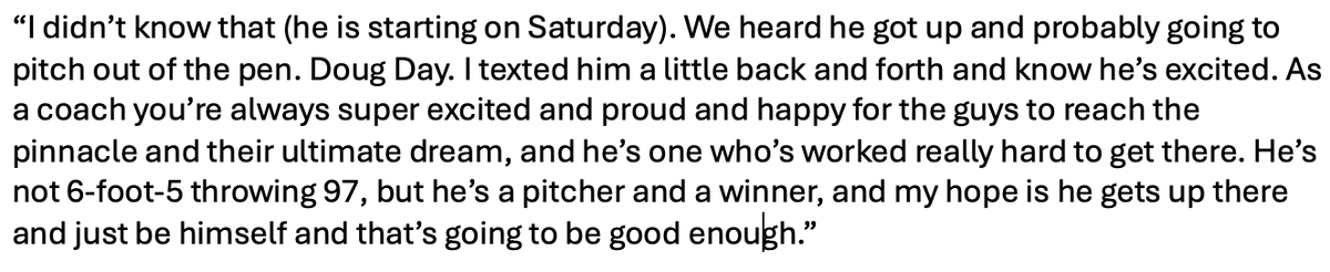 ChaseParham's tweet photo. Doug Nikhazy makes his MLB debut at 5:10 p.m. today in Cleveland against the Red Sox and opposite Walker Buehler. I asked Mike Bianco about Nikhazy last night. https://t.co/wHWJW7OkN4