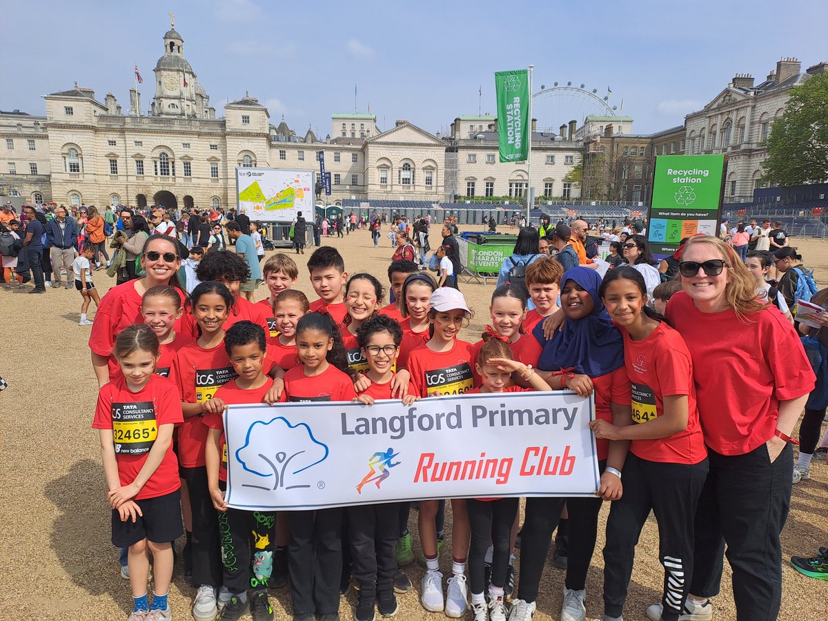 Our second wave of runners are ready to run <a href="/LondonMarathon/">TCS London Marathon</a>