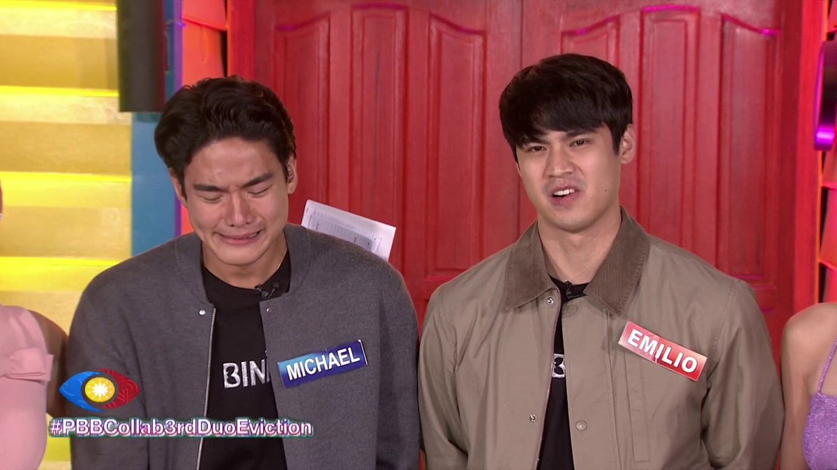 ljyen12's tweet photo. I am heart broken! I love them both!  Personality  wise, leadership skills and mindset!! Huhu I cried for michael on this one! But my love emilio is a gem!! They don't deserve to go out yet!!!!💔

#PBBCollab3rdDuoEviction  #PBBMiLi https://t.co/3dDtqBpR8A