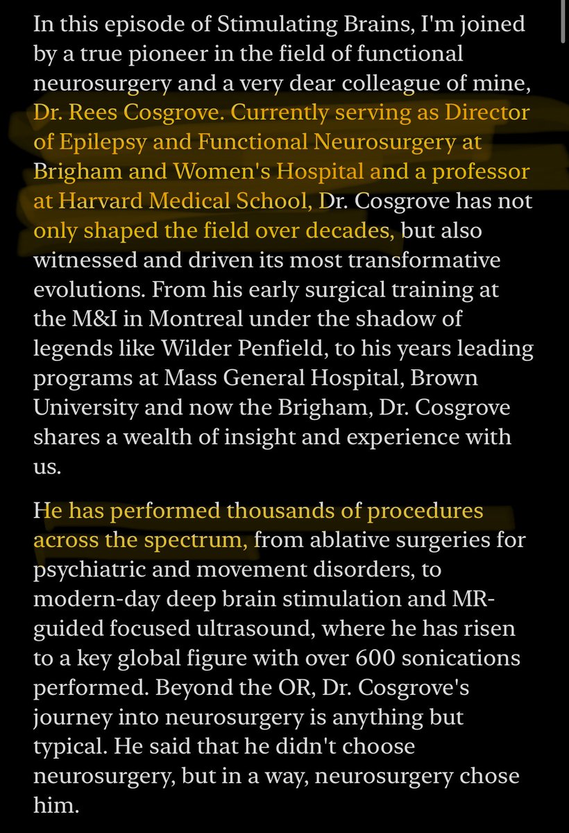 greentardscycle's tweet photo. Fantastic find by @Chrisbagmancap 

Dr. Rees Cosgrove, Neurosurgeon and Prof at Harvard Med School on his experiences with the $CLPT system

Went from a non-believer at first to a total convert now, listen yourself here:
https://t.co/s5yKsr6Muq
Starts around 01:04:40 for 5mins https://t.co/SiaNpyzmfu