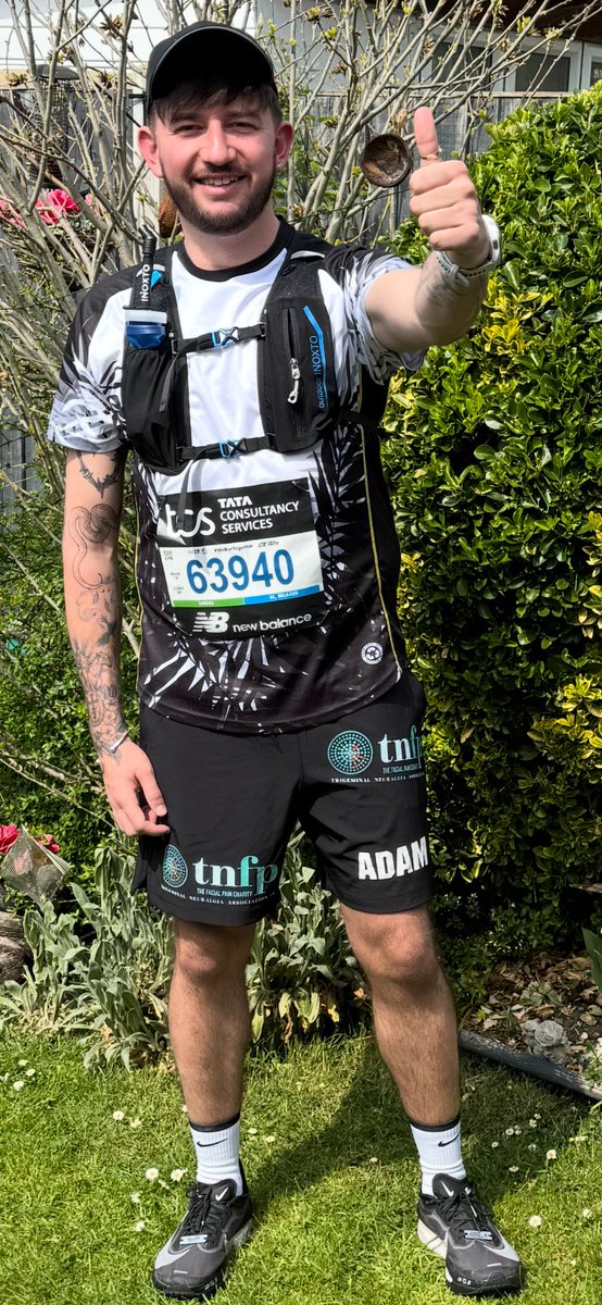 Adam Minors is running 26.2 miles for every family affected by @trigeminalneuralgia.
Read his story 👉 tna.org.uk/news/adam-mino…
Donate if you can 👉 justgiving.com/page/adamminor…
Standing with Adam and @Aneetaprem this Sunday
#TNAUK #LondonMarathon2025 #TeamTNAUk <a href="/g_lambru/">Giorgio Lambru</a> <a href="/SinanBarazi/">Sinan Barazi</a>