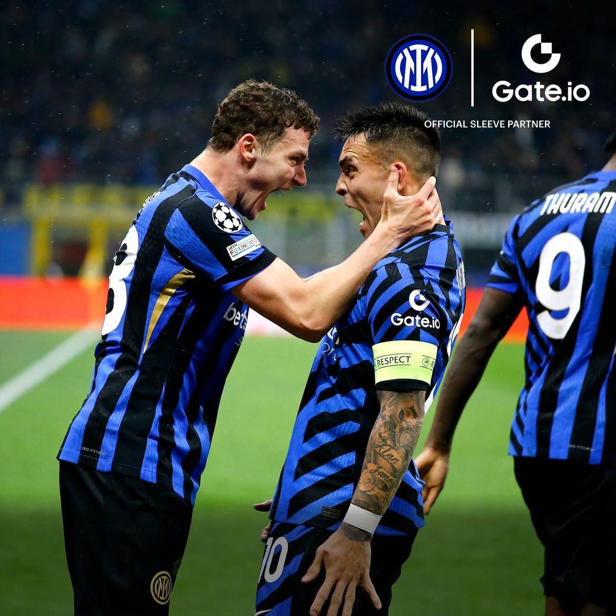 Gate's tweet image. Gate.io By our side 🖤💙
@Inter
#GateioInter | #GatewayToChampionships | #ForzaInter | #InterRoma