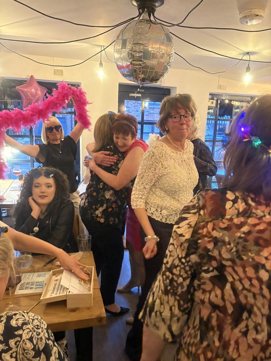 Ann 💙 (@annhallamnhs) on Twitter photo Last night Berni and I attended an evening of
LIFE LOVE LAUGHTER
Pauline one of our ex patients and volunteer celebrated being discharged from services after 10 years not being in hospital and we were honoured to join her.
#TeamTaylor
<a href="/PennineCareNHS/">Pennine Care NHS FT</a>
<a href="/AntHassallNHS/">Anthonyhassallnhs</a> Last night Berni and I attended an evening of
LIFE LOVE LAUGHTER
Pauline one of our ex patients and volunteer celebrated being discharged from services after 10 years not being in hospital and we were honoured to join her.
#TeamTaylor
<a href="/PennineCareNHS/">Pennine Care NHS FT</a>
<a href="/AntHassallNHS/">Anthonyhassallnhs</a>