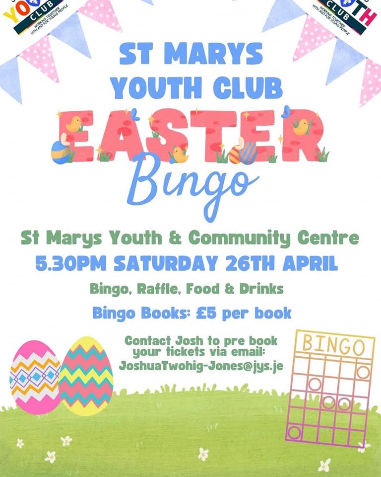 Bingo tonight at St Mary's Youth &amp; Community Centre 🙂