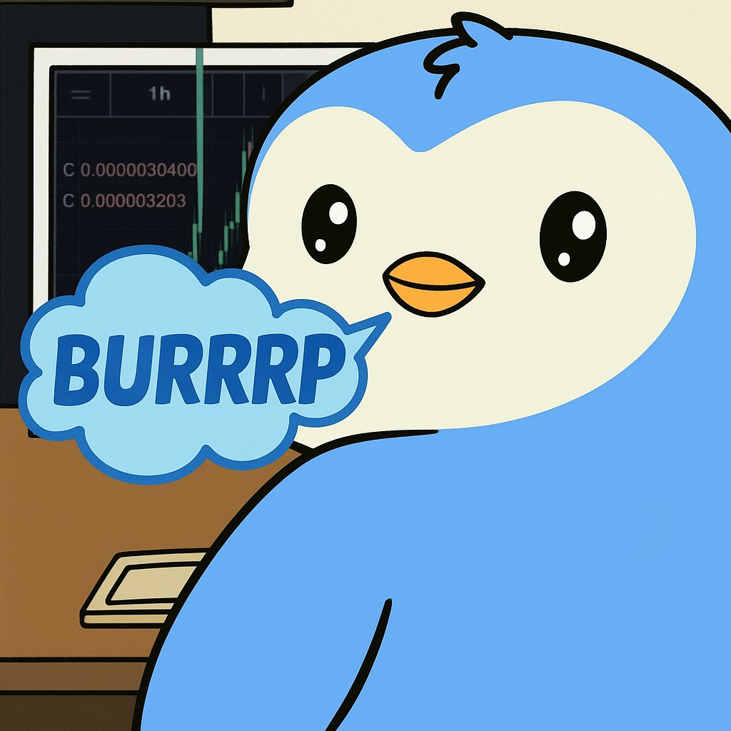 Burpcoinbased's tweet photo. ๐ง๐ Happy World @pudgypenguins Day to everyone who knows the real WADDLE is inside your soul.
May your day be fat, fluffy, and slightly confused. ๐งโ๏ธ
#StayPudgy #BURRRP https://t.co/tLk9Sz5cLe