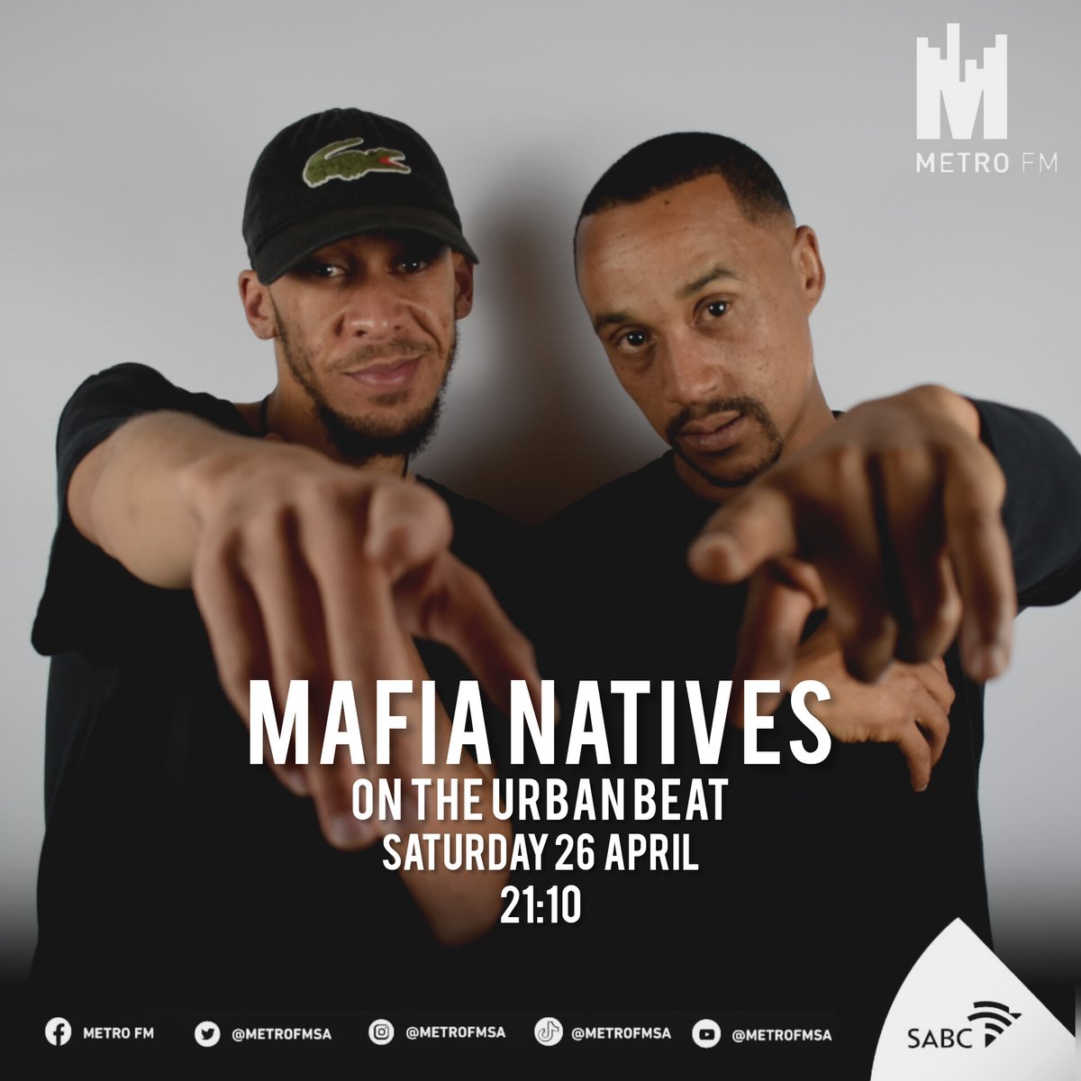 Hola!👍🏽

Ekse, let's meet on <a href="/METROFMSA/">METROFM SABC</a> Tonight at 9pm for #TheUrbanBeat with <a href="/RyanTheDJ/">Ryan the DJ</a>!📻🔥

Don't forget to tell a friend!♥️😌

#MafiaNatives
#DeepHouse
#HouseMusic