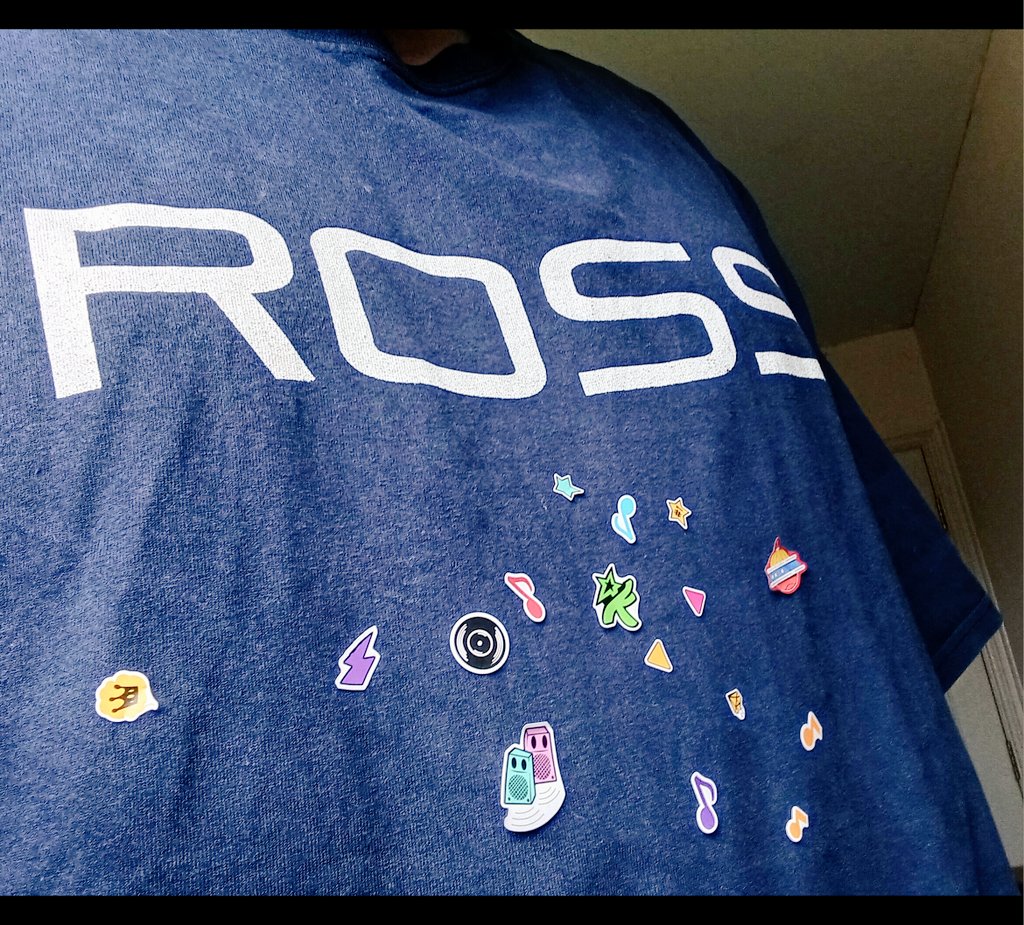 My Littlest Ensign (6) decided that my USS Ross Trek fan t-shirt needed improving. 😄<a href="/StreampunksRPG/">The Streampunks RPG Group</a> <a href="/AltHaven_/">AltHaven</a>  #trek #TrekDad