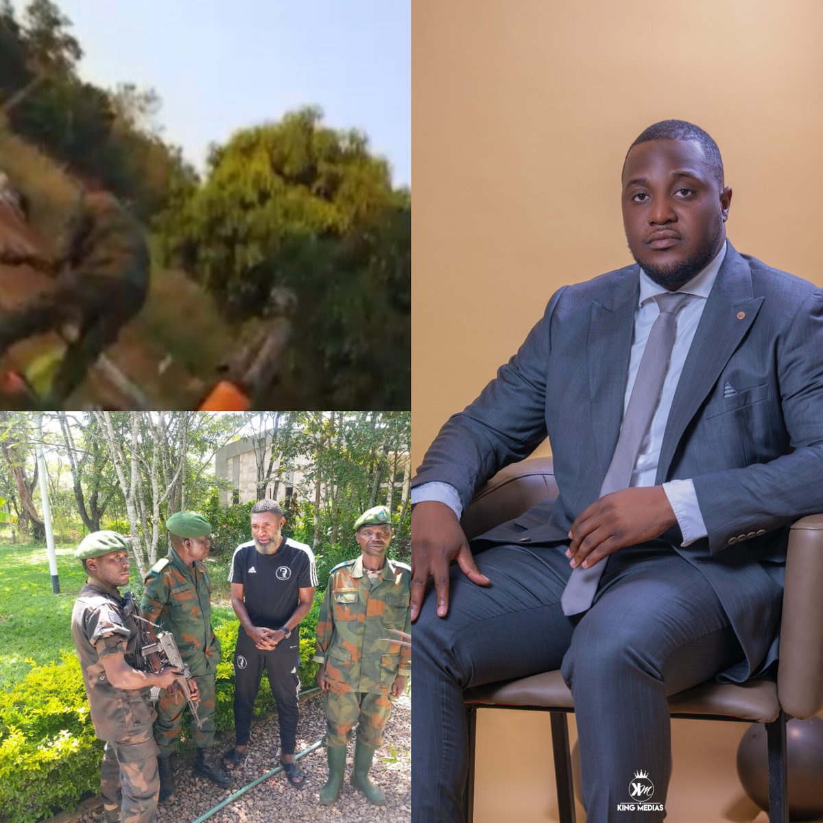 Bonny_Yuma's tweet photo. #RDC : Jonathan Kienge rejette catégoriquement la perquisition effectuée à la ferme #Futuka de Moïse Katumbi. Alors qu'ils sont en pourparlers avec le M23, ils osent attaquer un homme de paix. Ça suffit avec ces provocations ! Nous leur lançons un avertissement. https://t.co/ja1QrcD6lU