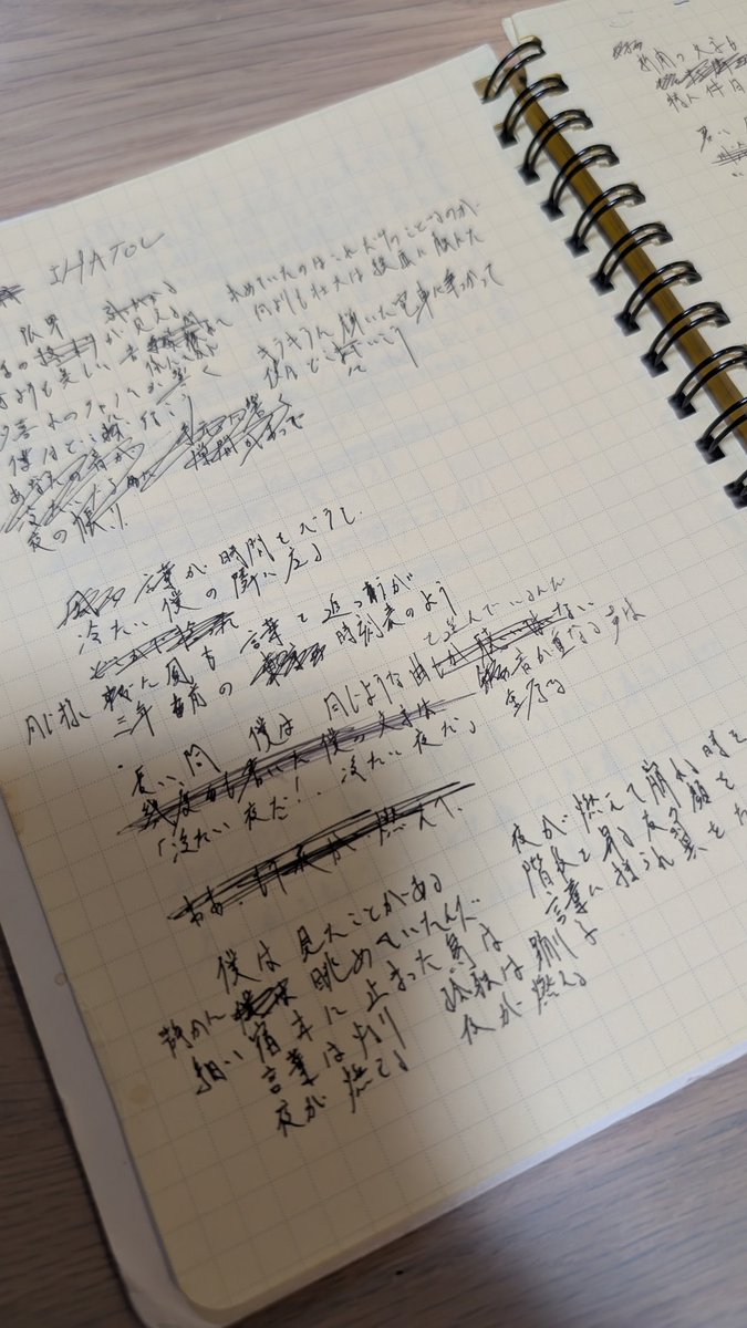 hideowadaron's tweet photo. 本探してたら2ndの頃のノート出てきて懐かしい。 https://t.co/YOv57lNuix