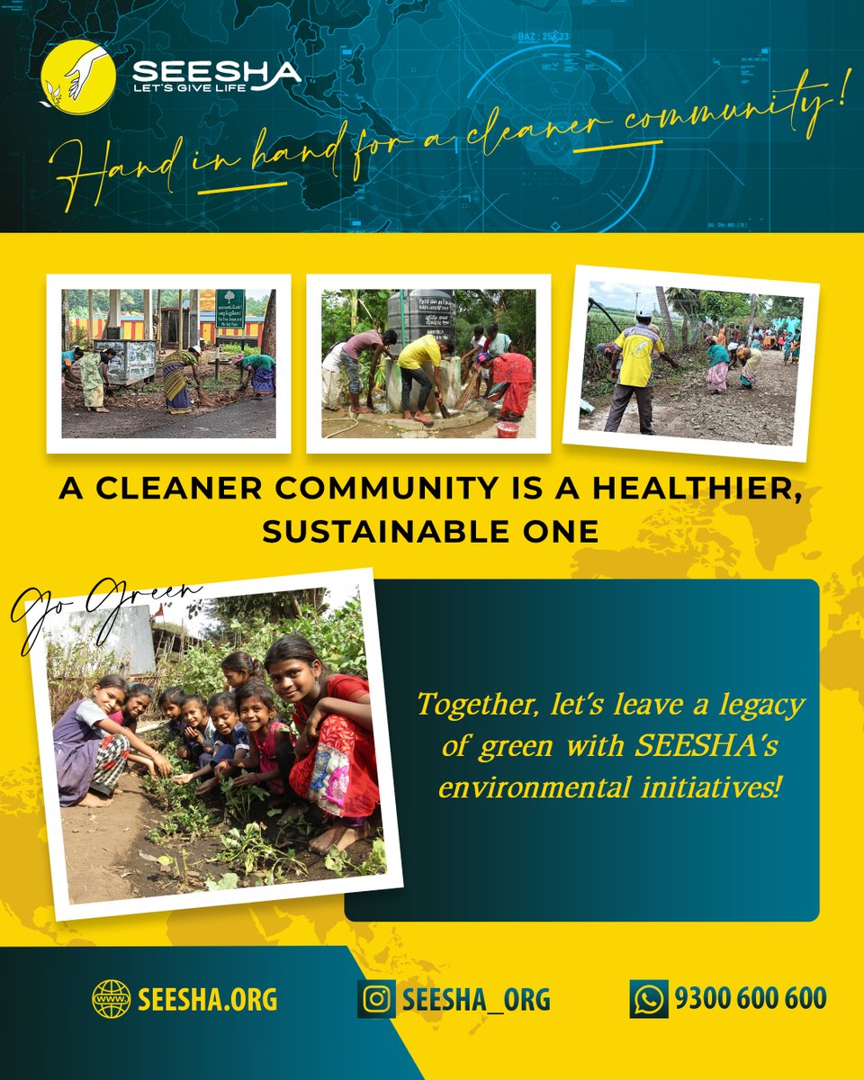 SEESHA_org's tweet photo. SEESHA undertakes several Go Green initiatives, like planting saplings, promoting plastic-free communities, and organizing community clean-up drives.

Be part of the solution: Support SEESHA's green initiatives!

To contribute, please visit https://t.co/bw5Ede9Z2c https://t.co/SLRZtjEf3Z