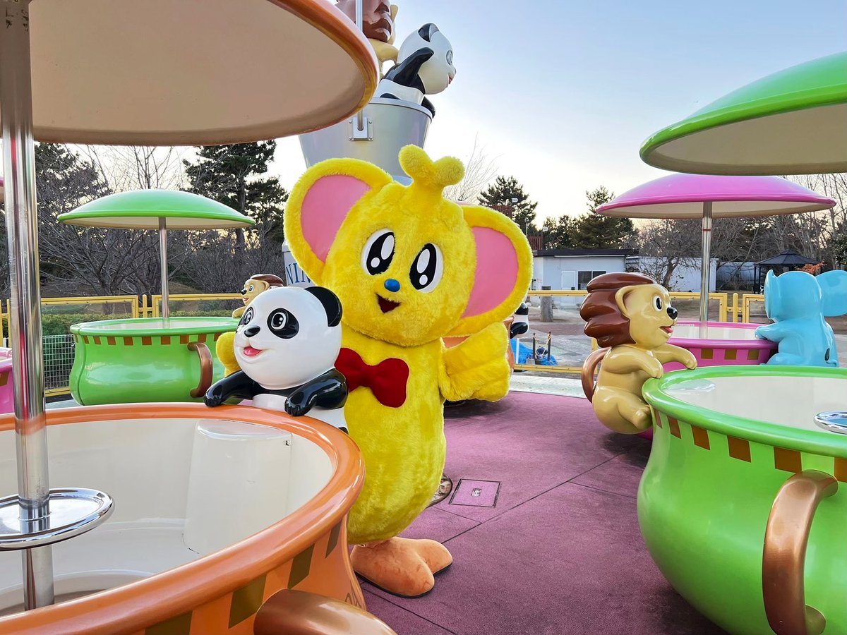 kidsdom_chiba's tweet photo. こんばんは！
チッパくんだよ🐥🎶

GW前に、ボクのおすすめアトラクションを紹介するよ！
"アニマルカッ��"！！
東京にあった有名な遊園地から、やってきてくれたんだよ✨
カップにはそれぞれおともだちが乗ってるんだ🐼🦁🐘
いっしょにクルクルまわろう〜！ https://t.co/v4KvLjsRL1
