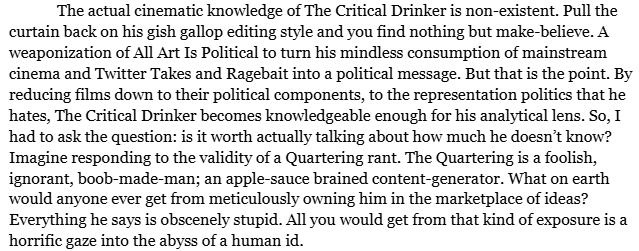 "All Art Is (Not) Political" video essay script is available for patrons and YouTube members!