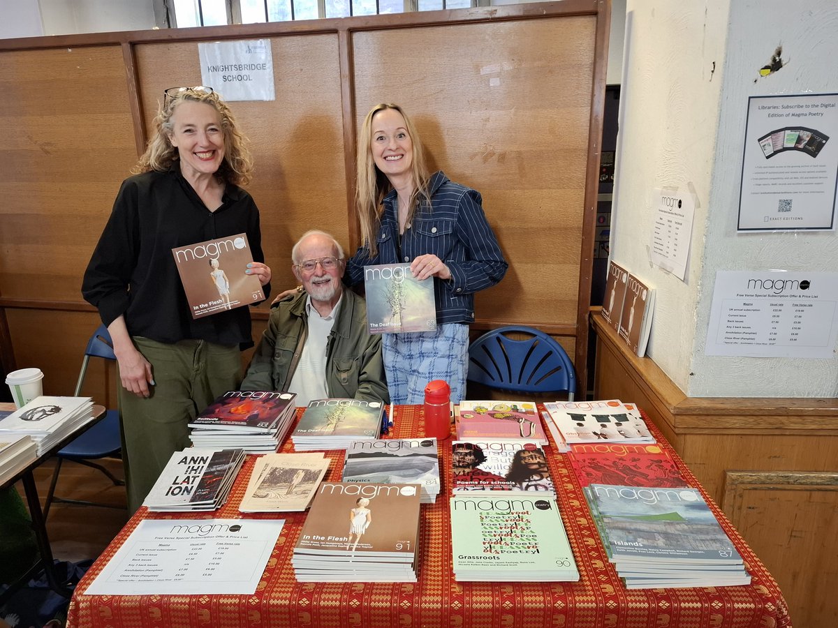 Magma Poetry (@magmapoetry) on Twitter photo At the Free Verse Poetry Fair today with <a href="/PoetrySociety/">The Poetry Society</a> ... Come and say hello! At the Free Verse Poetry Fair today with <a href="/PoetrySociety/">The Poetry Society</a> ... Come and say hello!