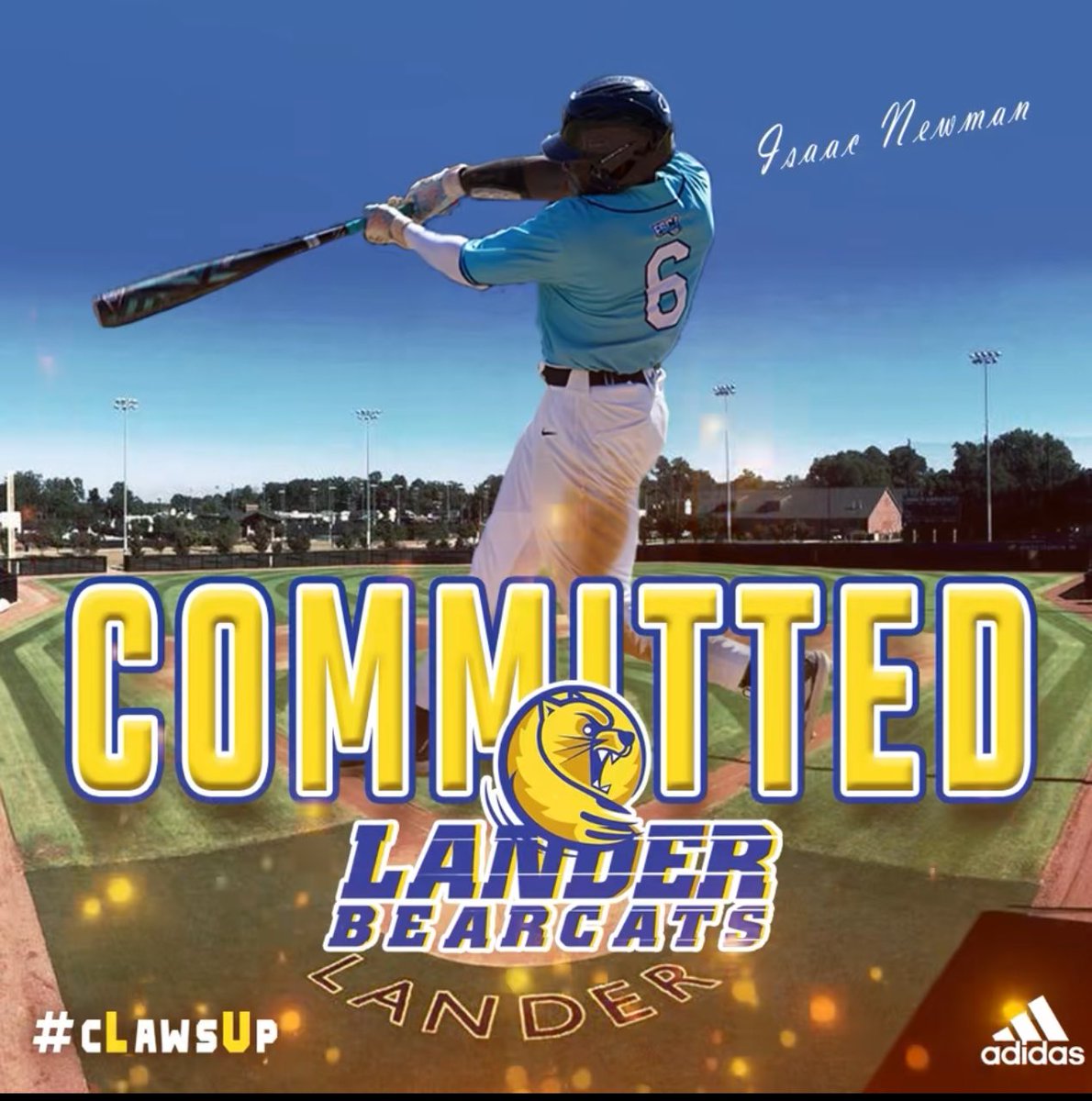 COMMITTED. Thank you Coach <a href="/NickPopp7/">Nick Popp</a> <a href="/Rob_Buck42/">Rob Buckley</a> for this opportunity and can’t wait to get to work! #cLawsUp