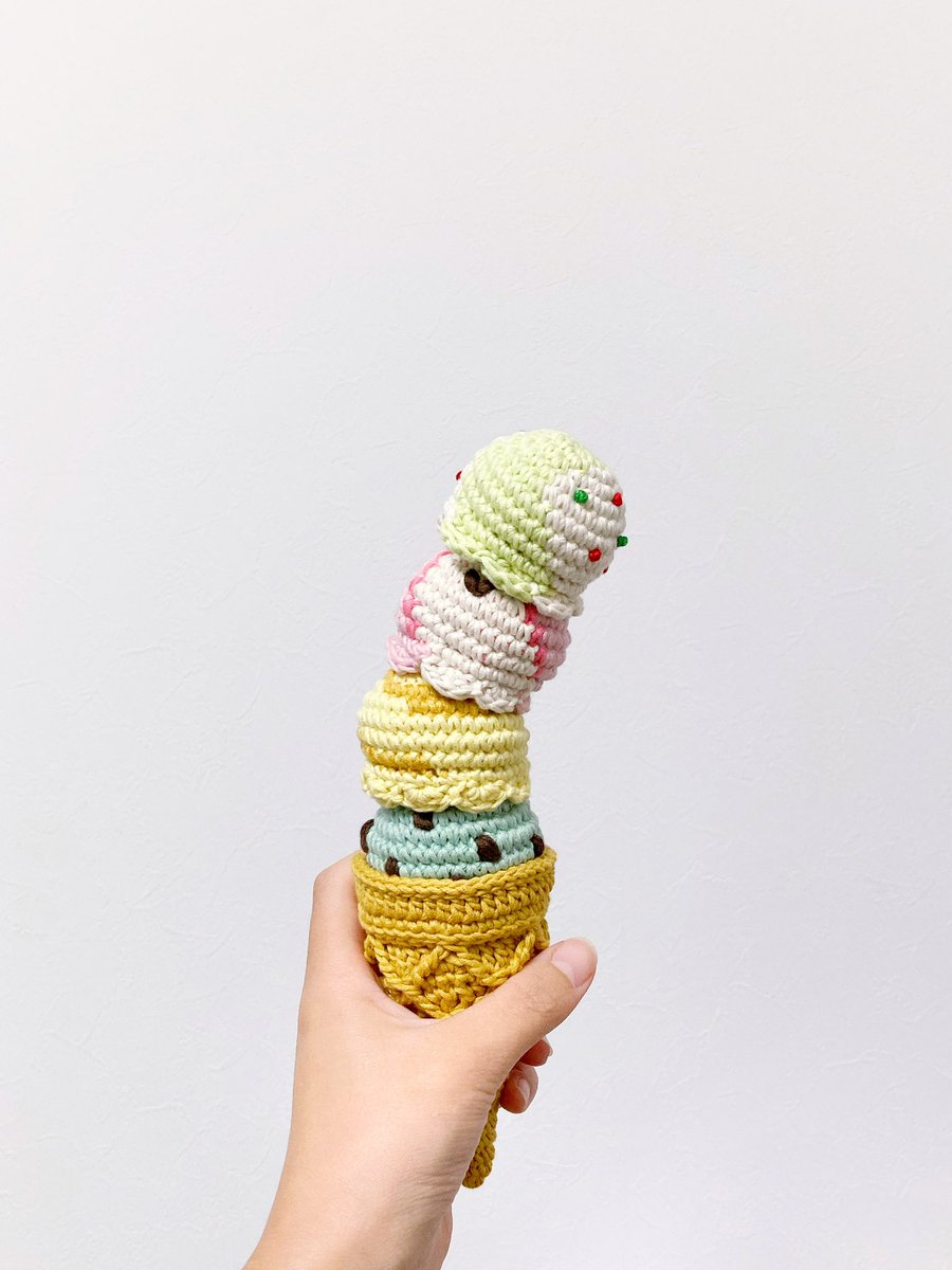 chima_crochet's tweet photo. #ゴールデンウィークSNS展覧会2025

ケーキやアイスを編んでます🧶 https://t.co/kKg4TvFo9w